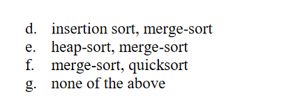 Solved Two sorting algorithms whose worst-case running times | Chegg.com