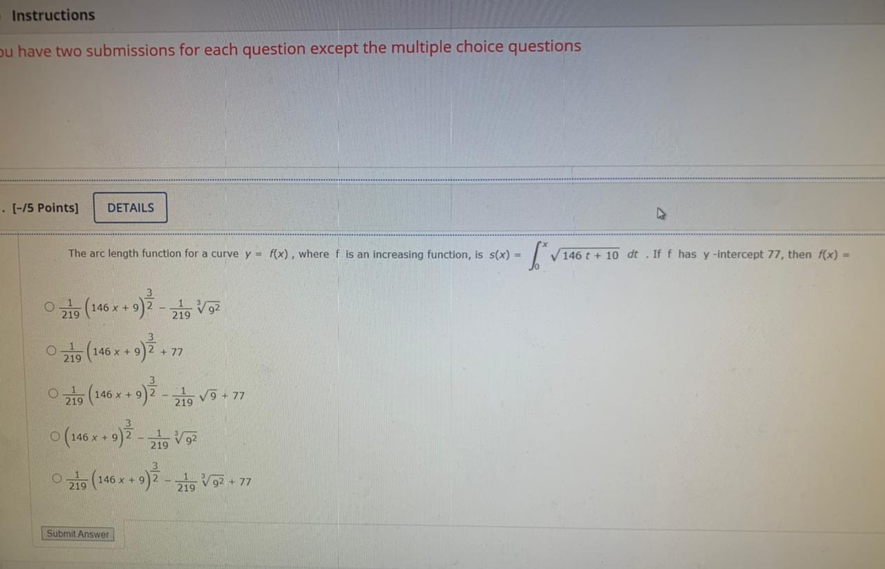 Solved Instructions Ou Have Two Submissions For Each Chegg Com