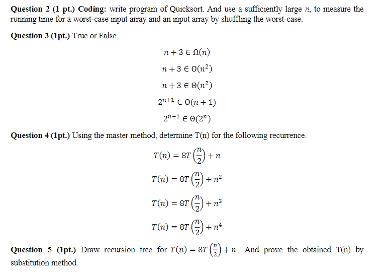 Solved Question 2 (1 pt.) Coding: Write C++program of | Chegg.com