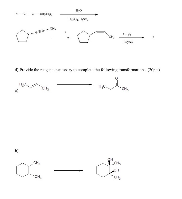 Solved HO H-CEO-CH(CH3)2 HgSO4, H2SO4 CH3 CHE ? CHI, CH3 | Chegg.com