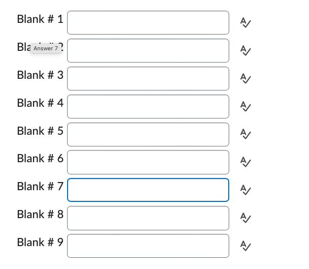 Solved Based on the table below, what values would appear in | Chegg.com