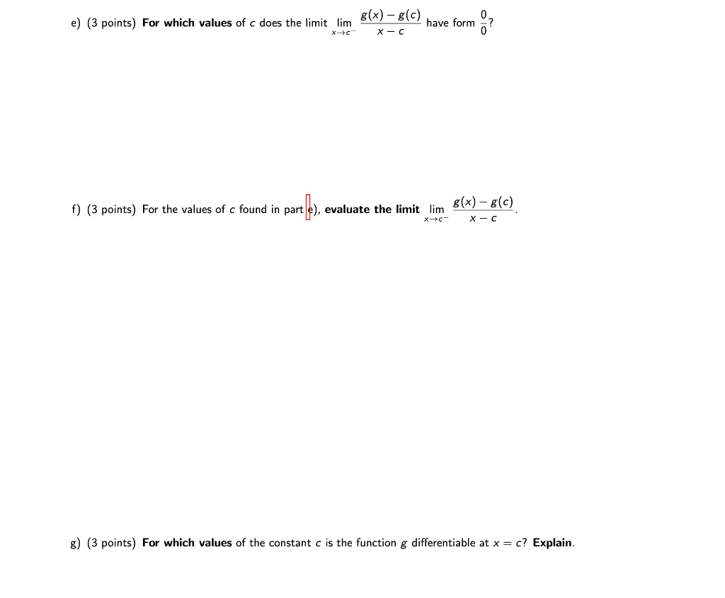 Solved 2 A Piece Wise Defined Function G Is Given By The Chegg Com