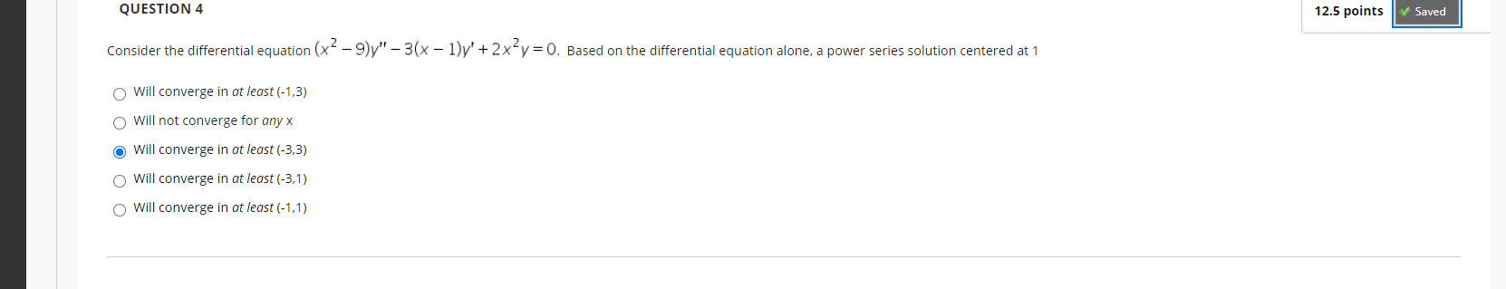 Solved QUESTION 4 12.5 points Saved Consider the | Chegg.com