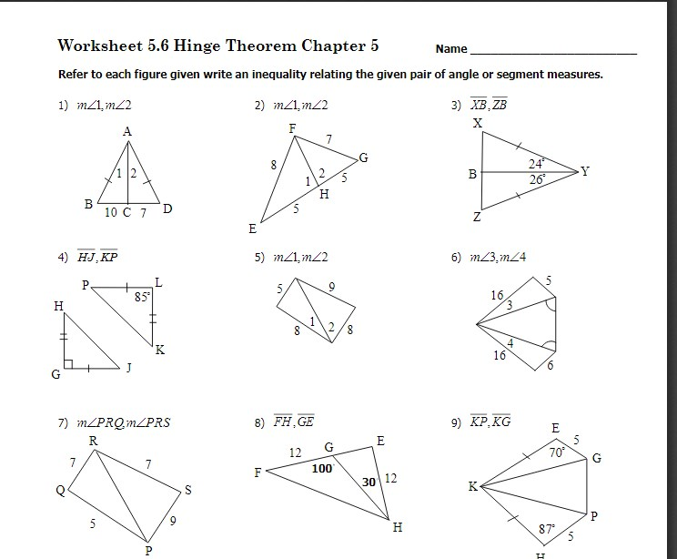 hinge theorem