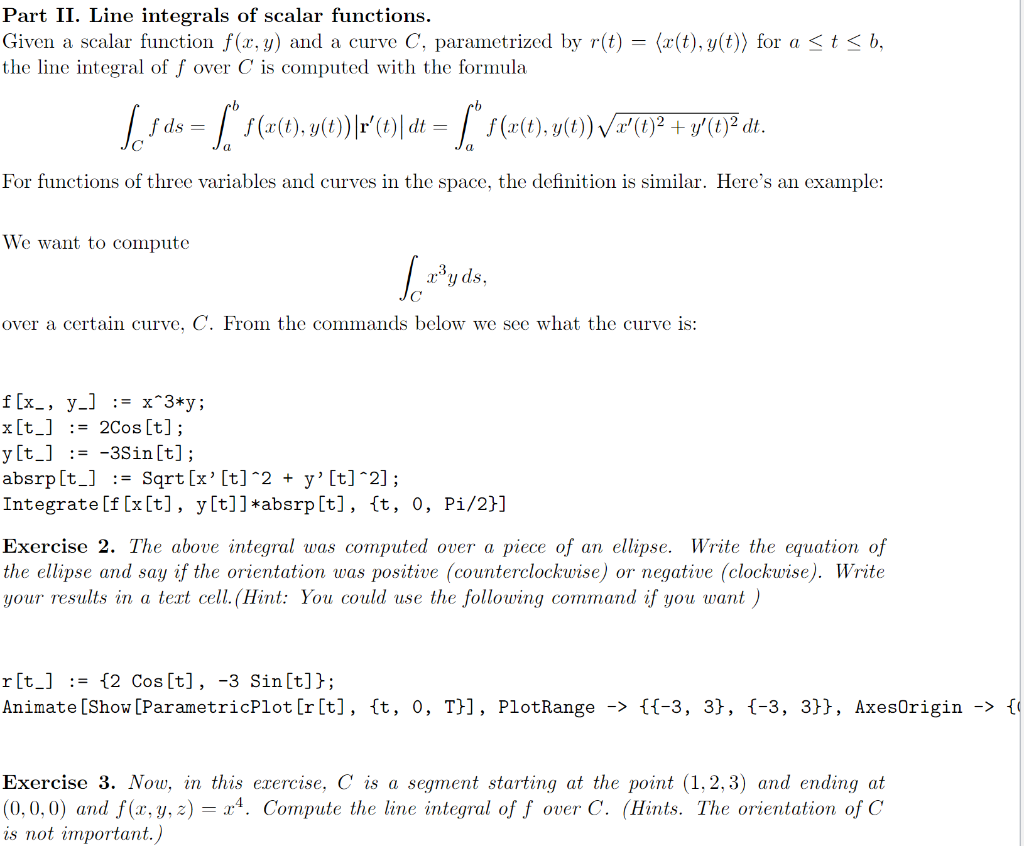 solved-part-ii-line-integrals-scalar-functions-given-scal