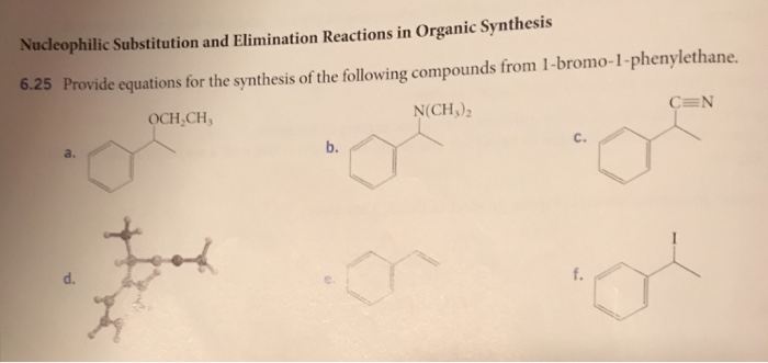 Solved Nucleophilic Substitution and Elimination Reactions | Chegg.com