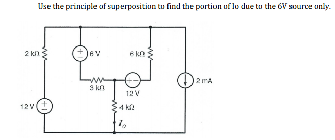 Solved Use the principle of superposition to find the | Chegg.com