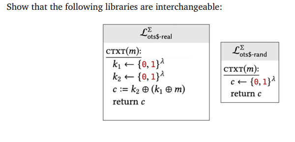 Show that the following libraries are | Chegg.com