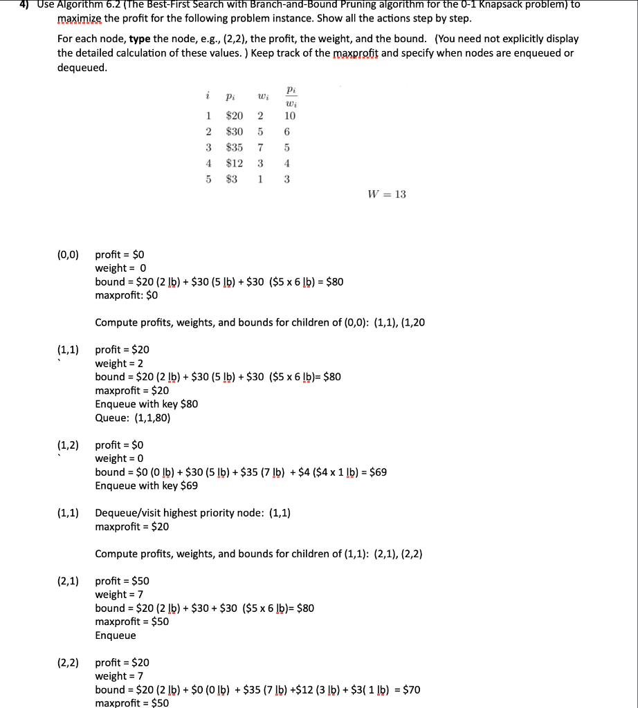Solved 4) Use Algorithm 6.2 (The Best-First search with | Chegg.com