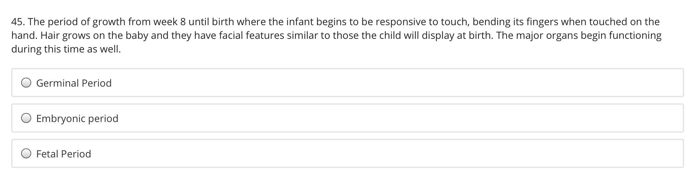 Solved 38. Jean Piaget s stage of cognitive development Chegg