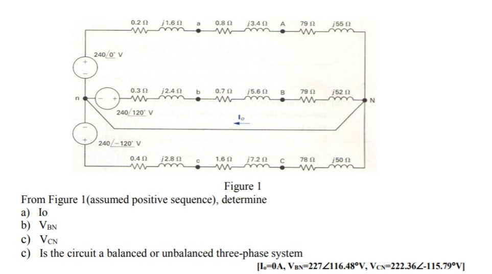 Solved 240 0 V 240/120 V 240/–120 V Figure 1 From Figure | Chegg.com