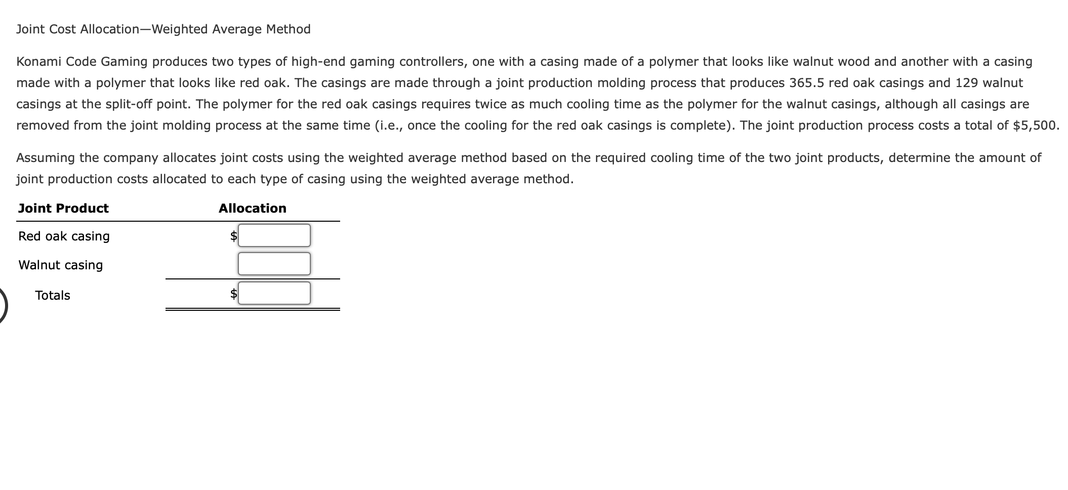 Solved Joint Cost AllocationPhysical Units Method Medieval