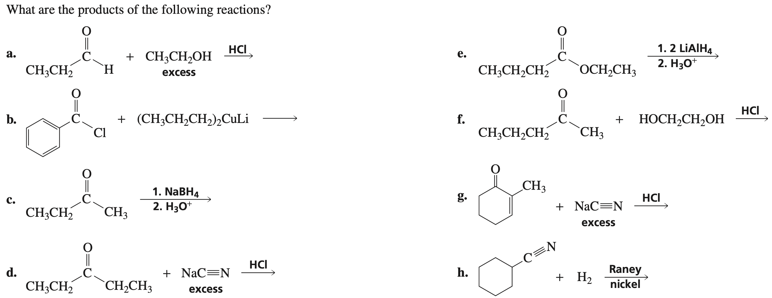 Цепочка реакций ch3 ch3
