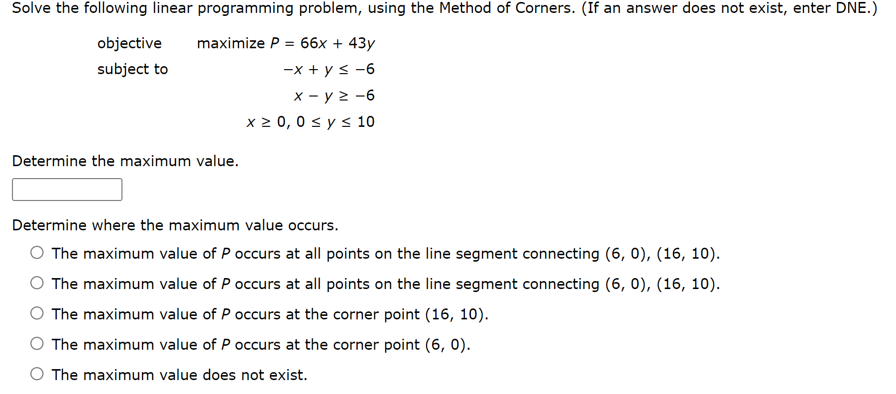 Solved Solve The Following Linear Programming Problem, Using | Chegg.com