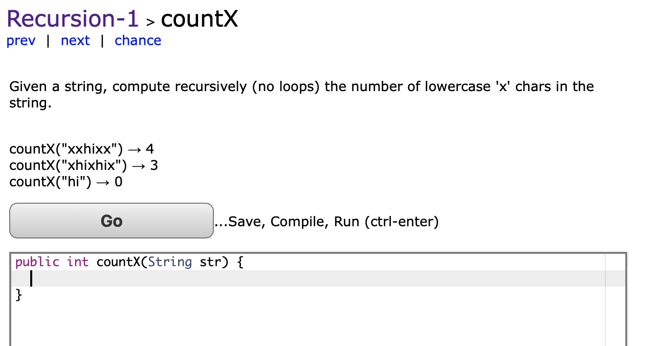 Solved Basic Recursion Problems. Recursion Strategy: First | Chegg.com