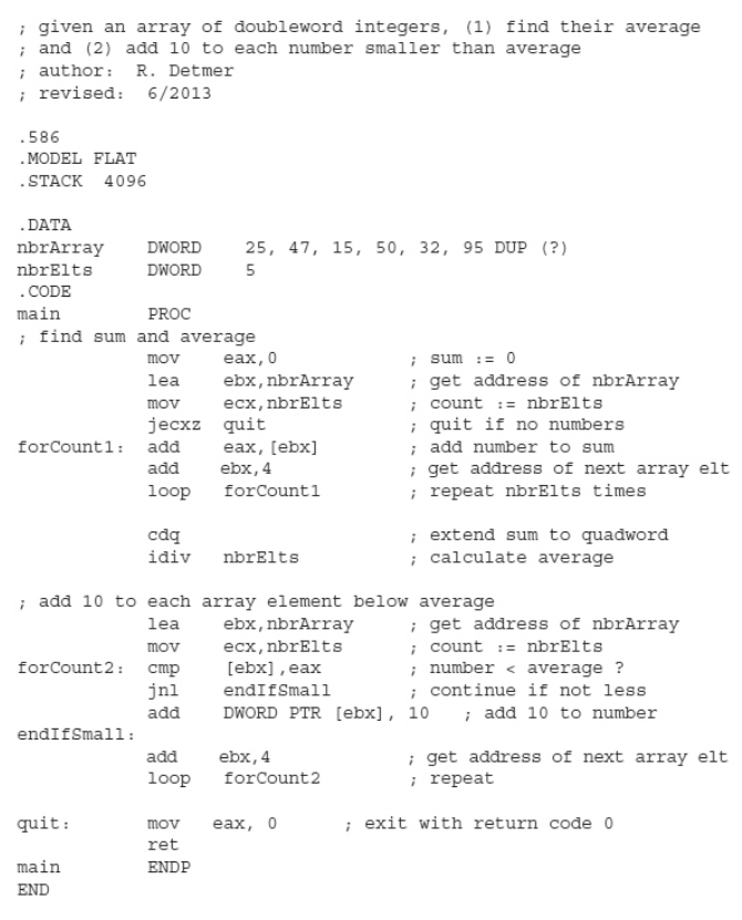 Solved Modify the program in the Figure below, replacing the | Chegg.com