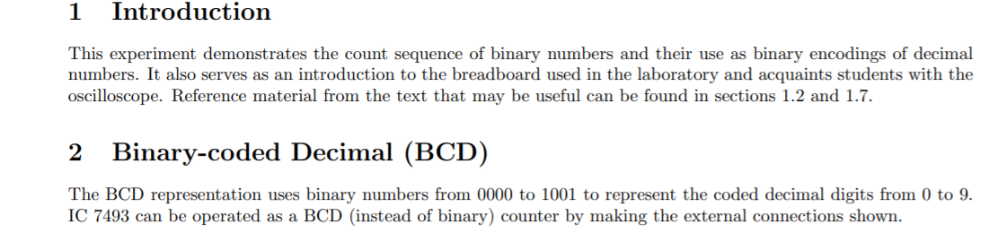 1 Introduction This experiment demonstrates the count | Chegg.com