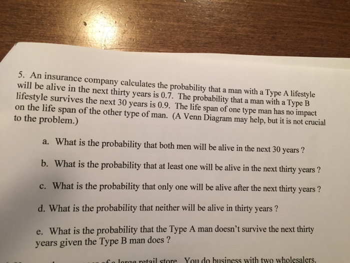 Solved An insurance company calculates the probability that | Chegg.com