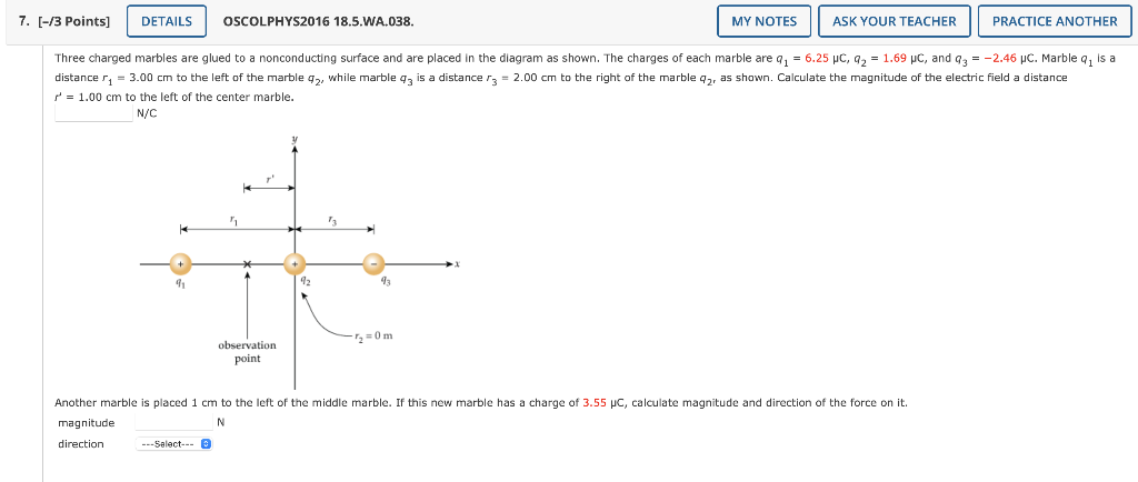 Solved 7 3 Points Details Oscolphys2016 18 5 Wa 038 My