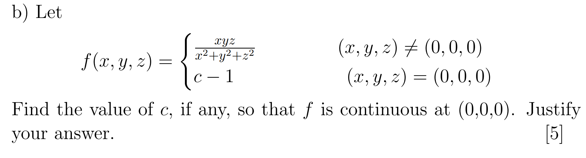 Solved b) Let | Chegg.com