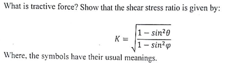 solved-what-is-tractive-force-show-that-the-shear-stress-chegg