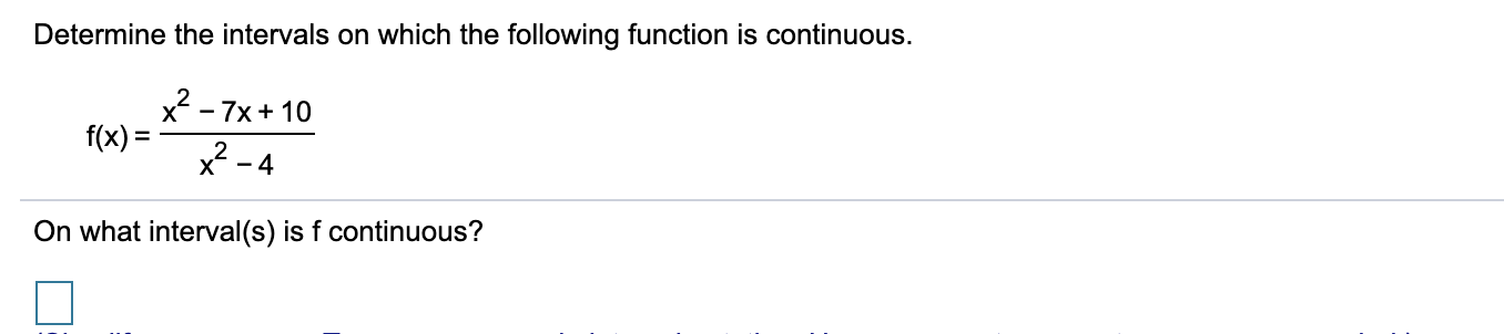 Solved Determine the intervals on which the following | Chegg.com