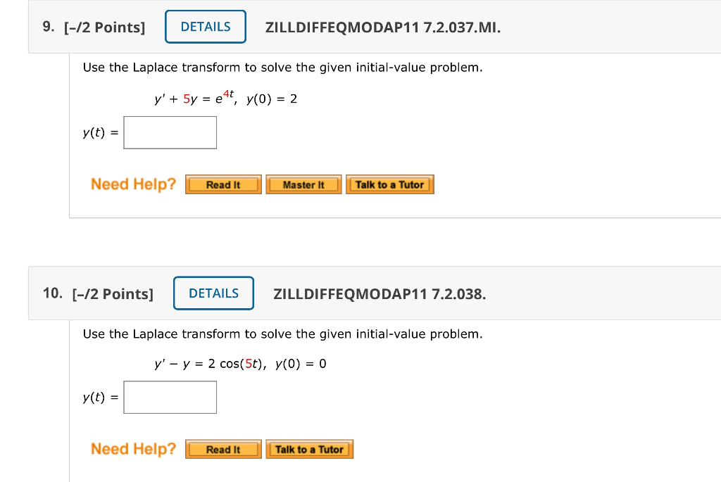 Solved 9. [-12 Points] DETAILS ZILLDIFFEQMODAP11 7.2.037.MI. | Chegg.com