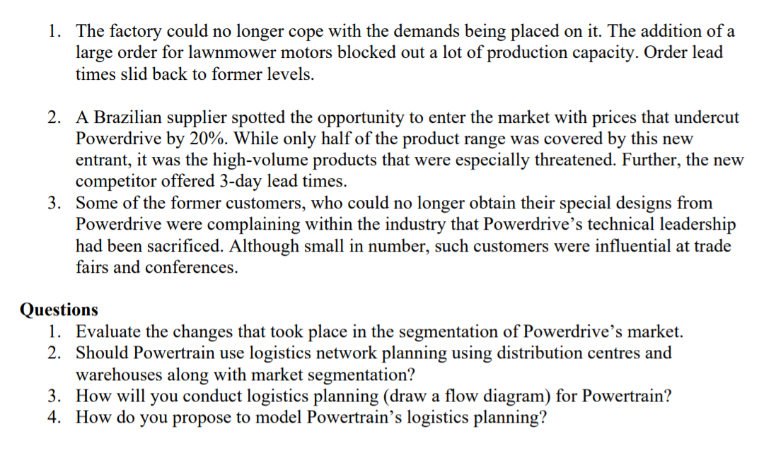 supply chain segmentation case study