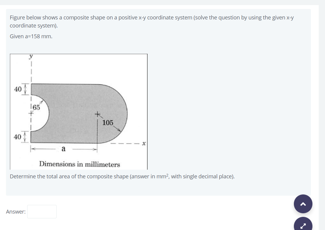 Solved Figure below shows a composite shape on a positive | Chegg.com