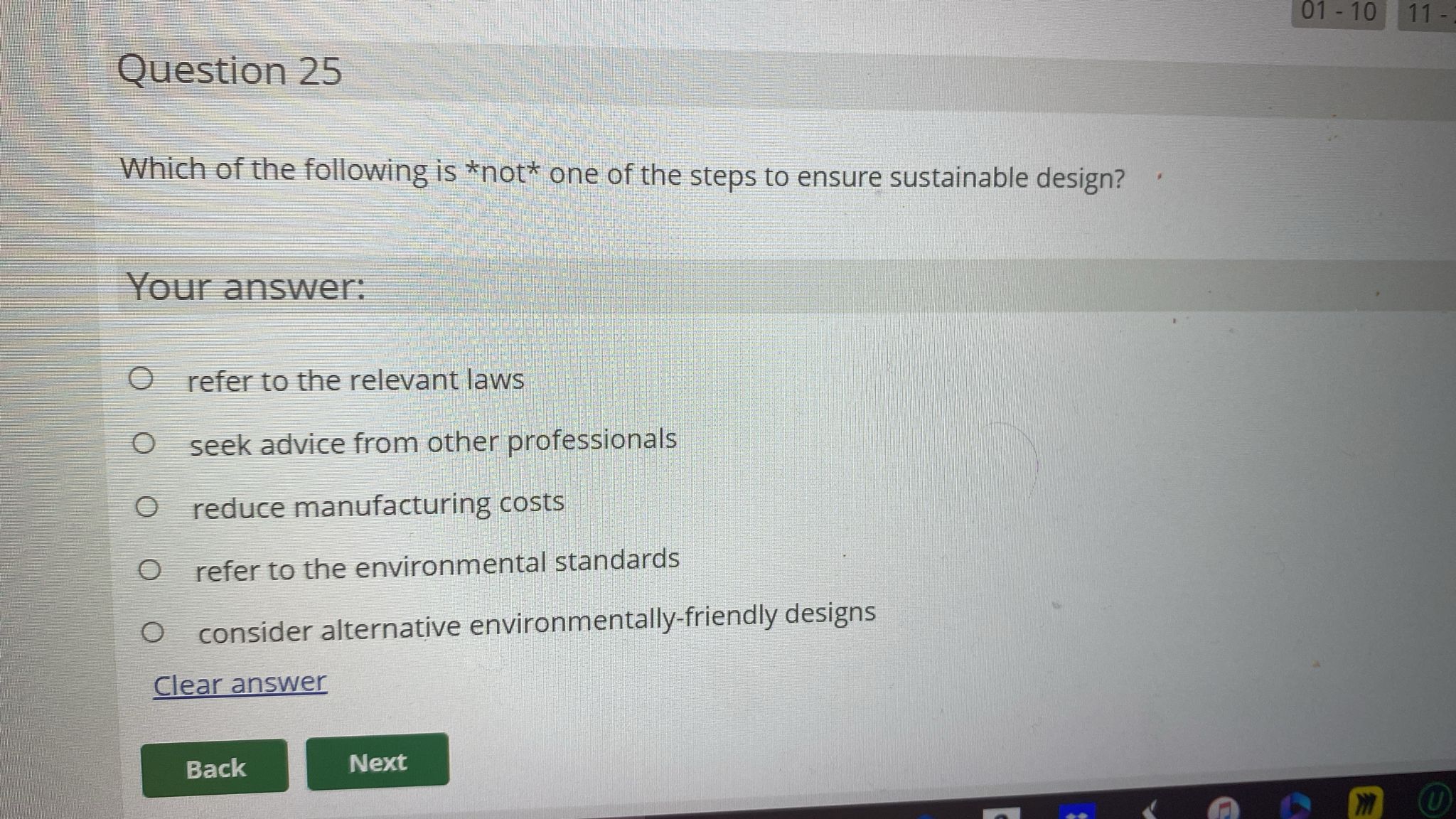 Solved Question 25Which of the following is one of the | Chegg.com