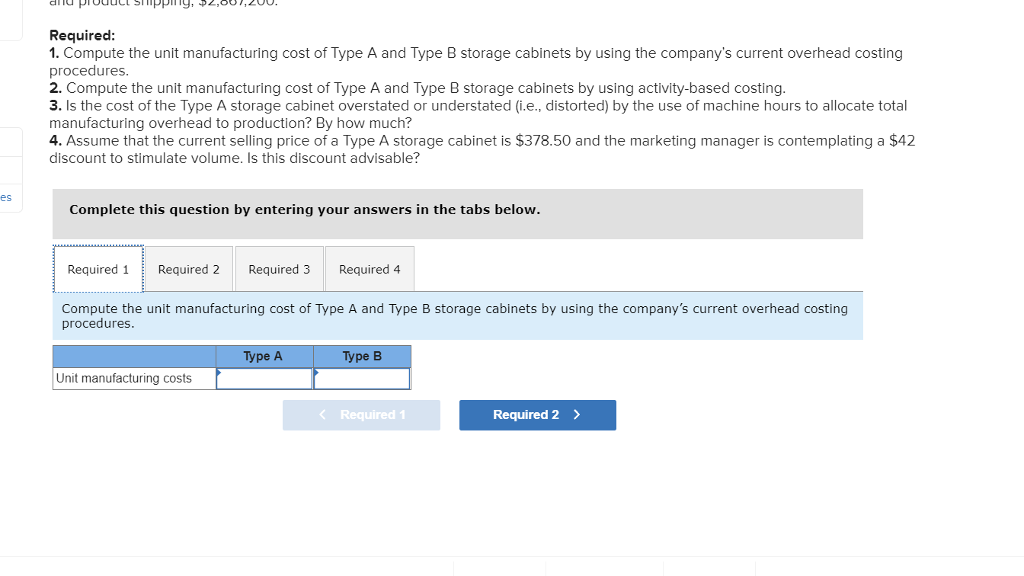 Solved Maxey & Sons manufactures two types of storage