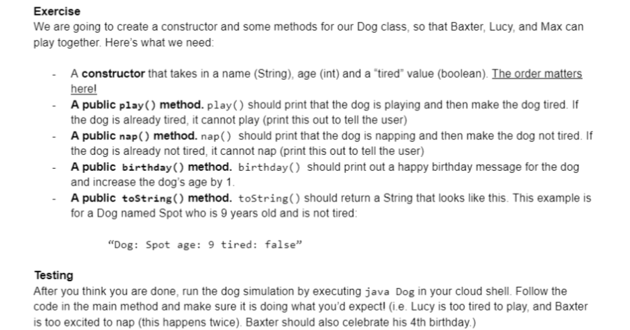 Solved Background Today we are going to design a class, and | Chegg.com