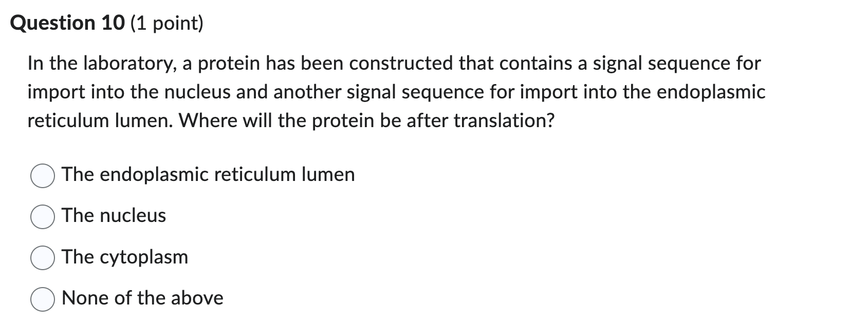Solved In the laboratory, a protein has been constructed | Chegg.com