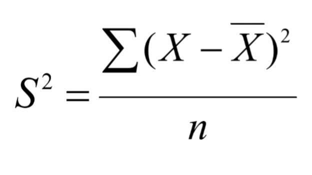 calculate the mean of each data set 9 3 6