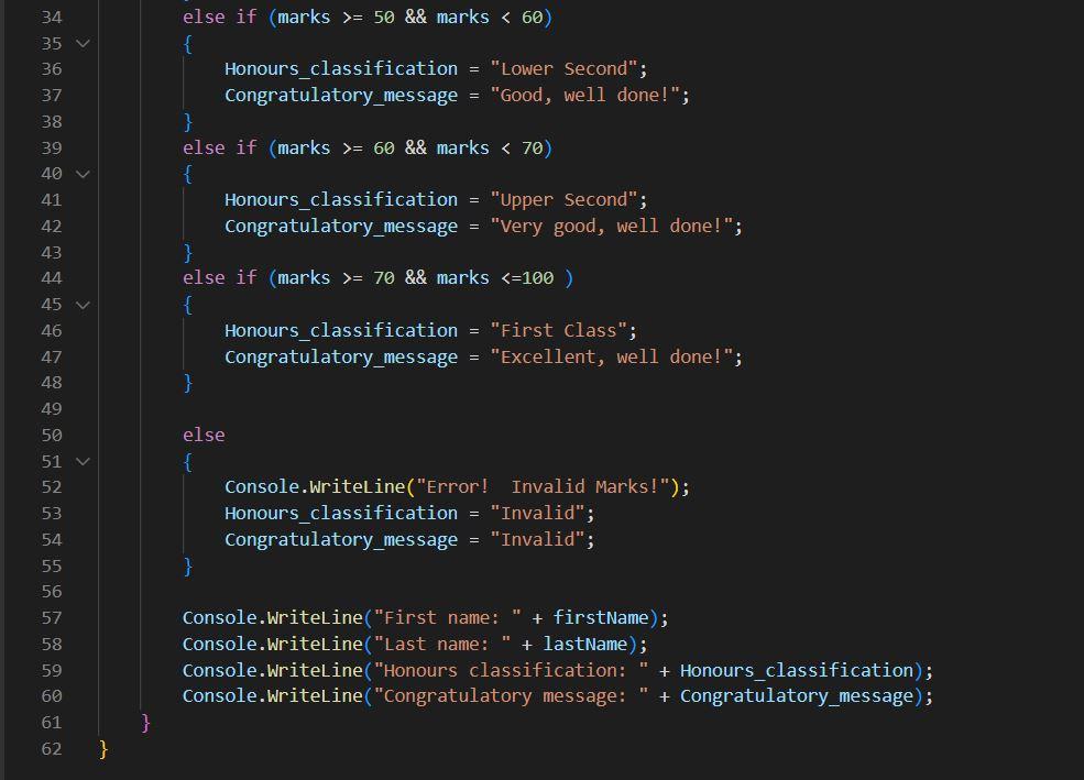 Solved Programming language: C# Basic code Code for task | Chegg.com