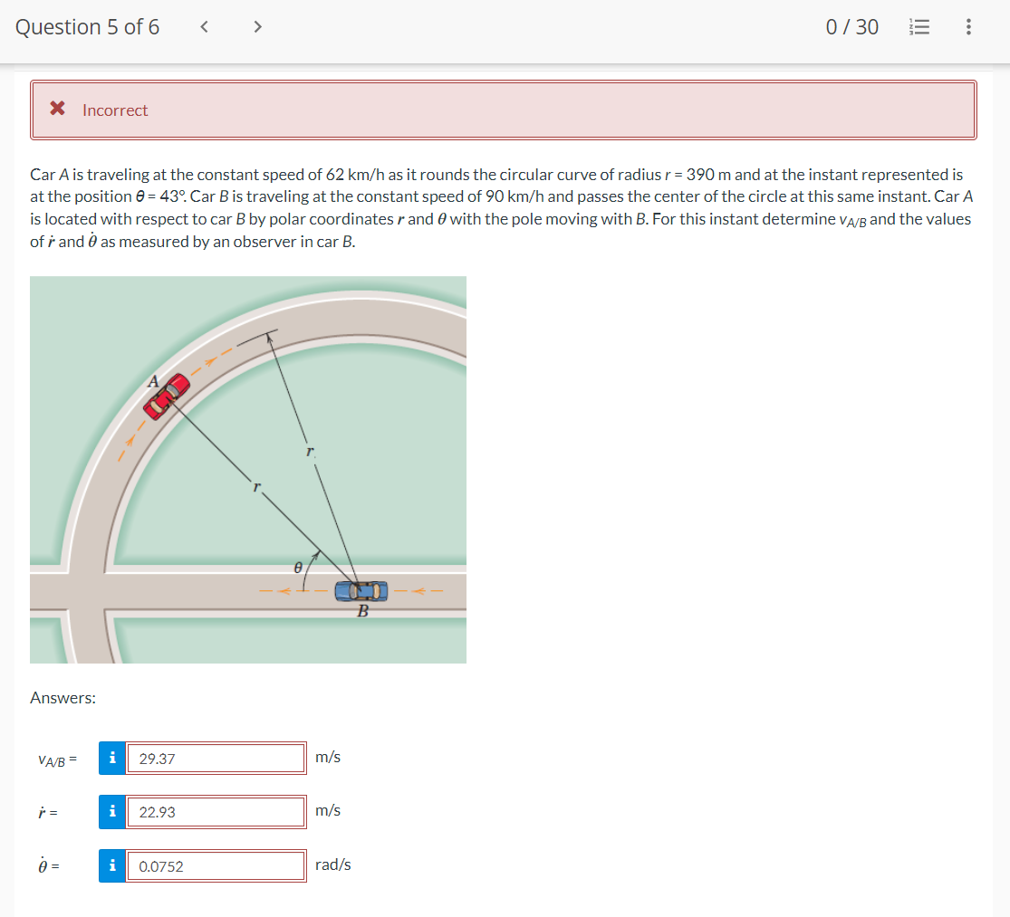 Solved Car A is traveling at the constant speed of 62 km/h | Chegg.com
