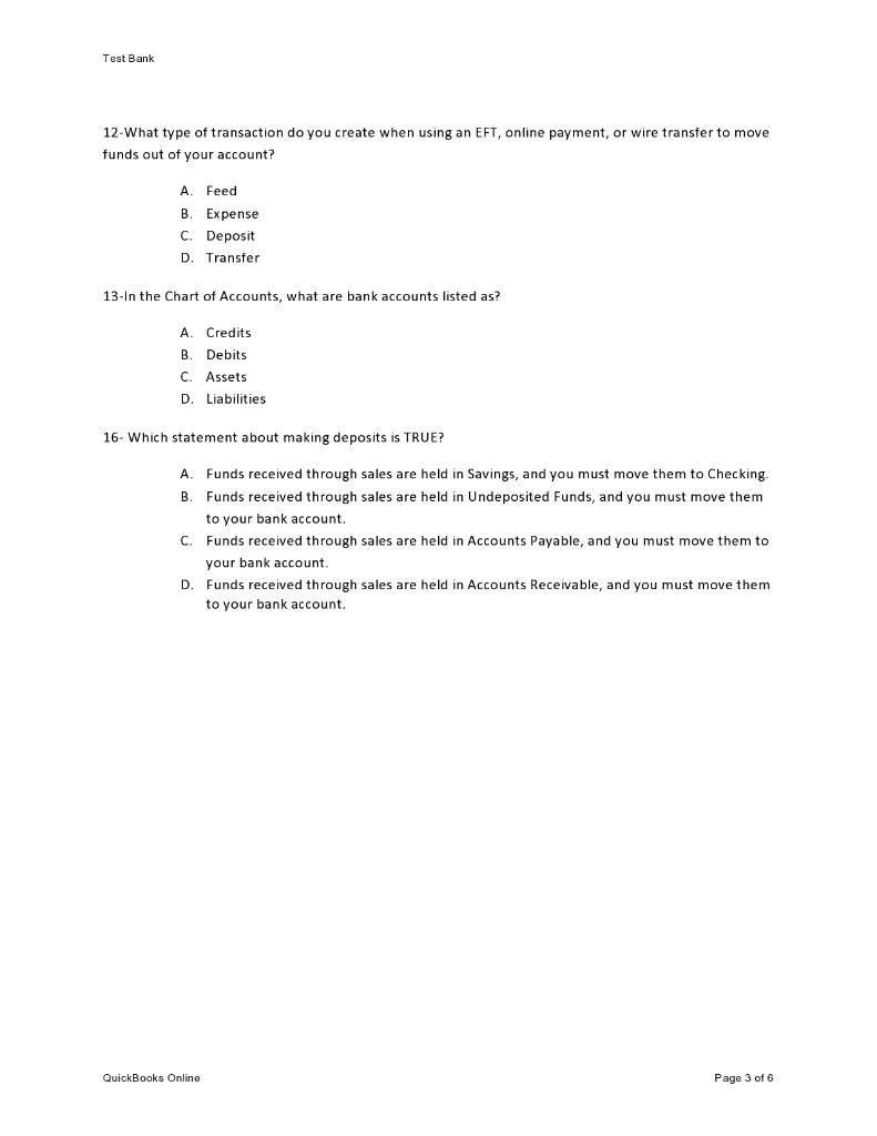 Solved 12-What type of transaction do you create when using | Chegg.com