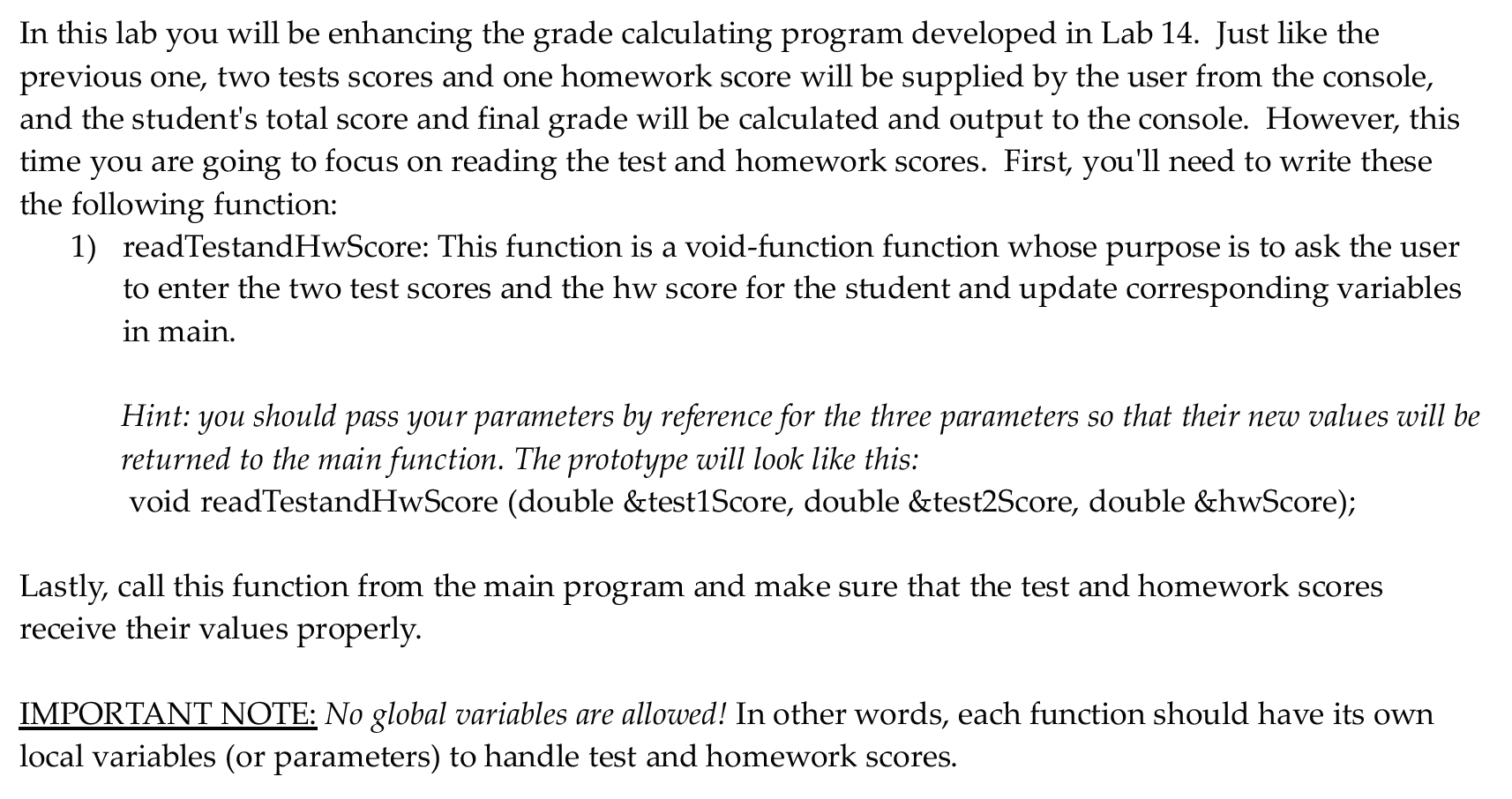 C++ code please. My lab 14 code is also attached for | Chegg.com