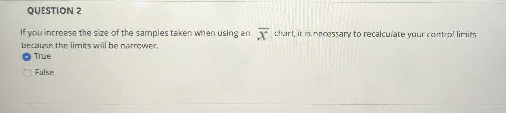 Solved QUESTION 2 x If you increase the size of the samples | Chegg.com
