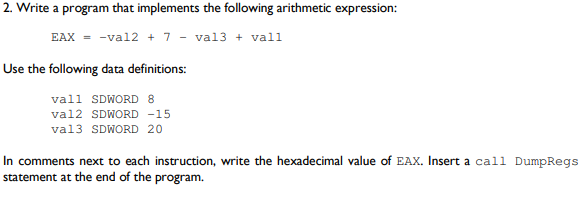 Solved 2. Write a program that implements the following | Chegg.com