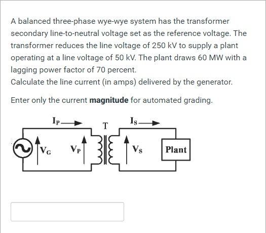 Solved A Balanced Three-phase Wye-wye System Has The | Chegg.com