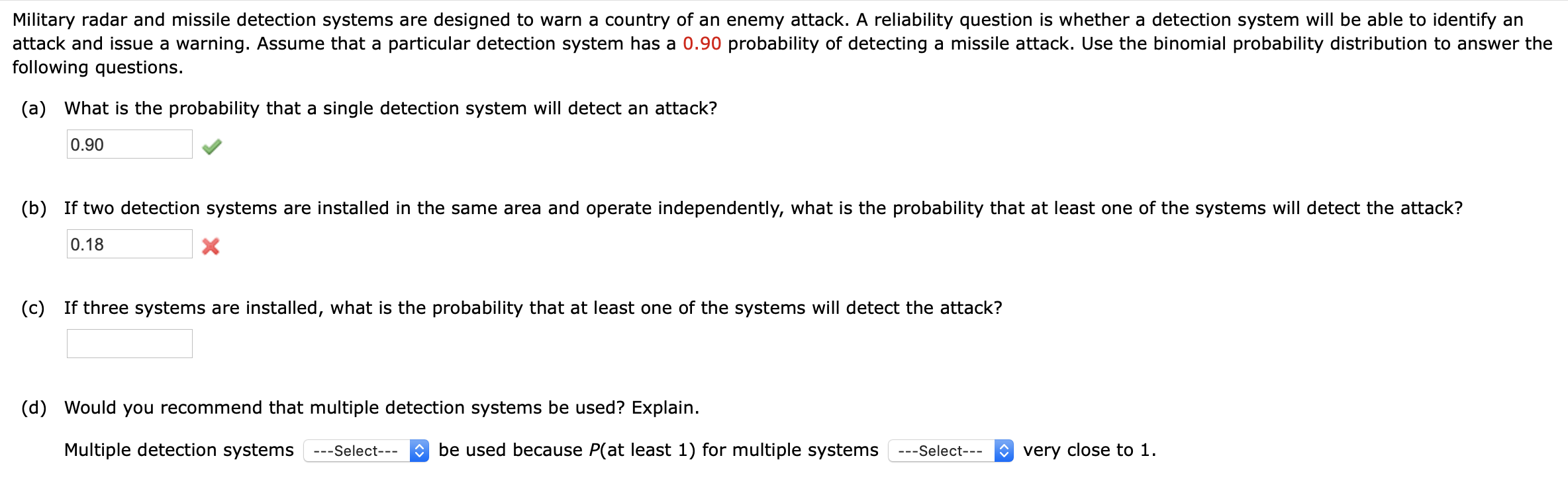 Solved Military radar and missile detection systems are