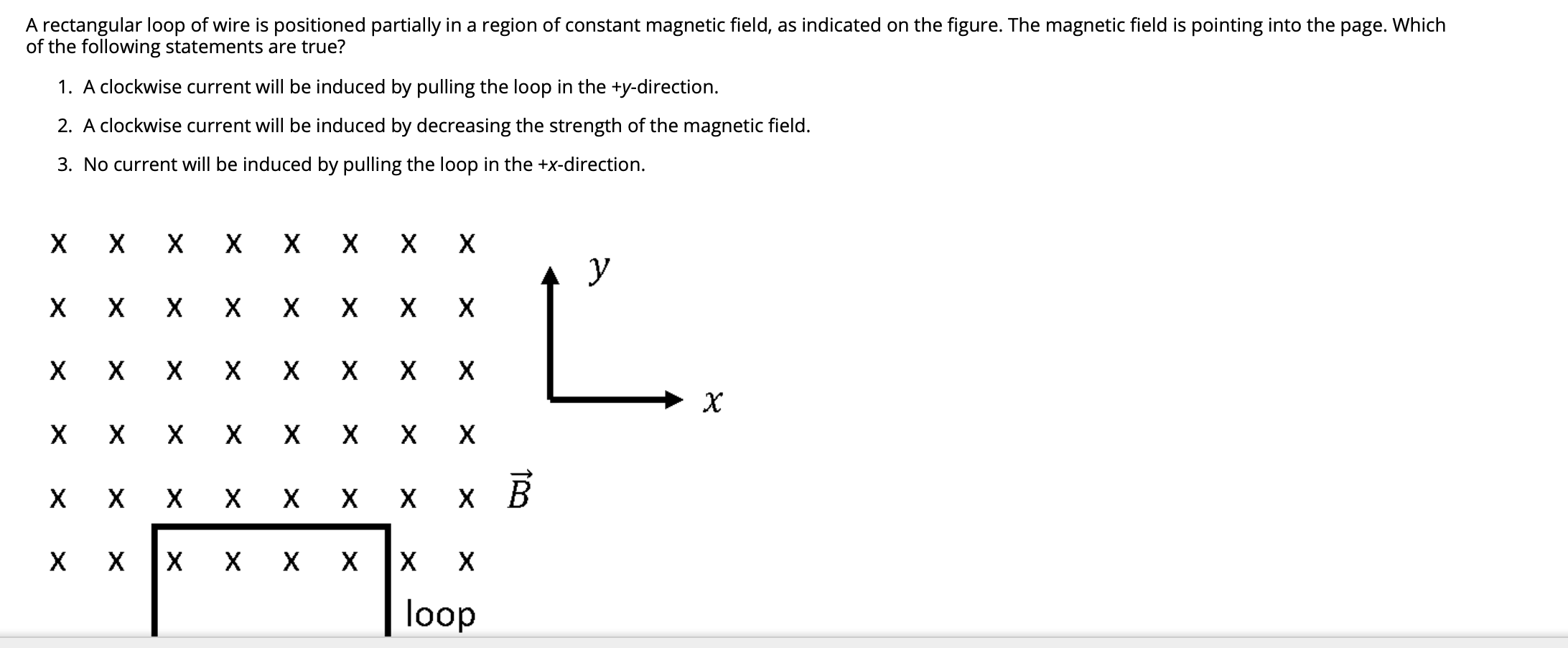 Solved A rectangular loop of wire is positioned partially in | Chegg.com