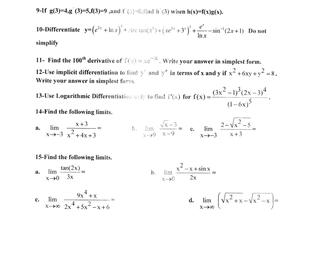 9 If G 3 4 G 3 5 F 3 9 And F 8 Find H 3 Chegg Com