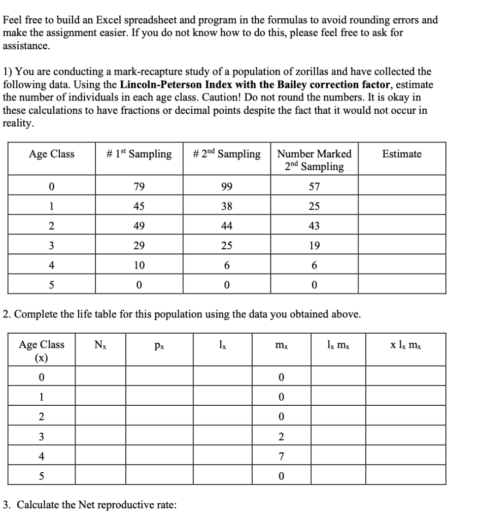 Solved 4. Calculate generation time 5. Calculate the