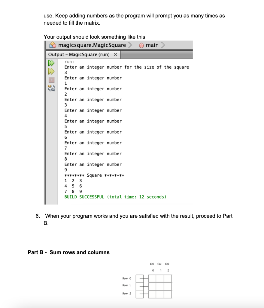 ITSC 1213 - Magic Square Introduction One interesting | Chegg.com