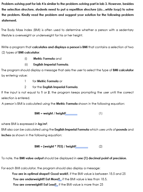 Solved Problem-solving part for lab 4 is similar to the | Chegg.com