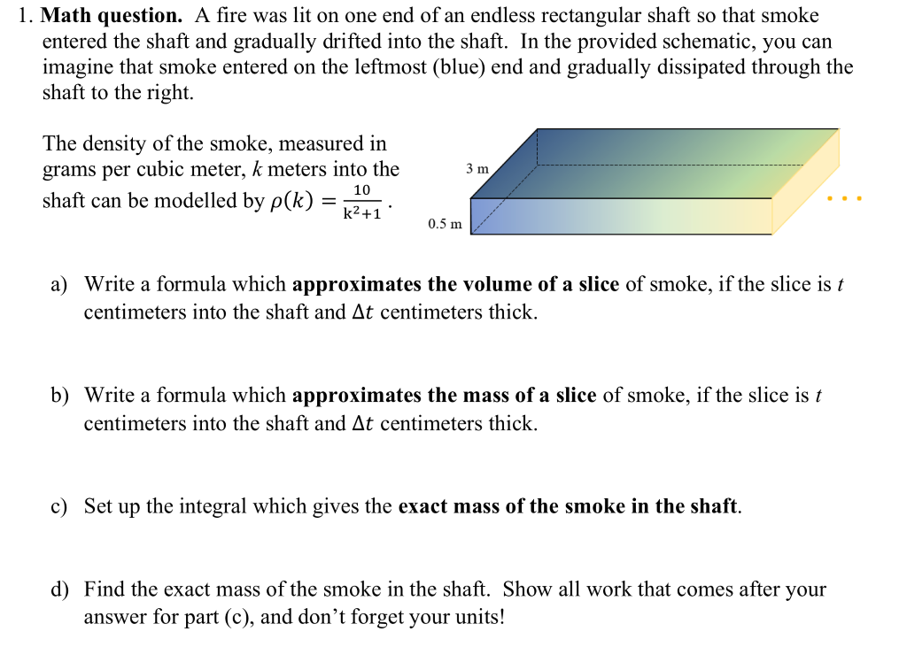 Solved 1. Math question. A fire was lit on one end of an | Chegg.com