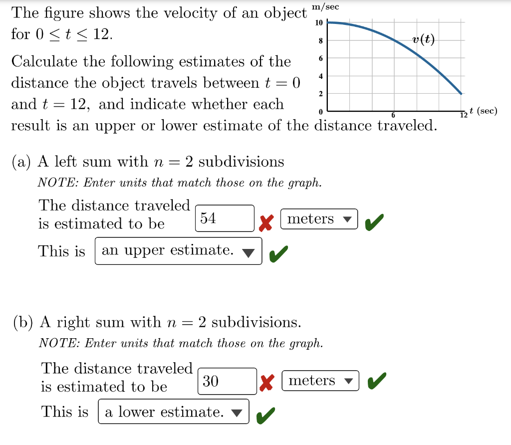solved-the-figure-shows-the-velocity-of-an-object-for-chegg