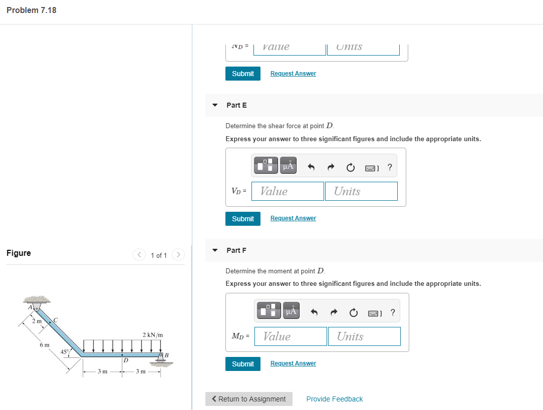 Solved Problem 7.18 Part A (Figure 1) Determine the internal | Chegg.com